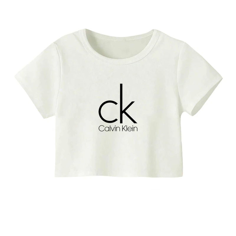 کراپ‌ تی‌شرت آستین کوتاه زنانه مدل اسپرت کد 10