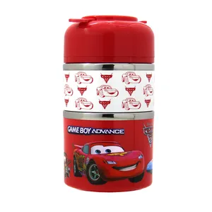 ظرف غذا کودک طرح ماشین ها کد k555