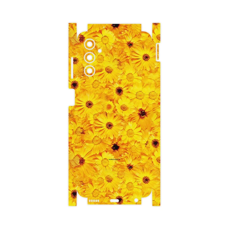 برچسب پوششی ماهوت مدل Yellow_Flower-FullSkin مناسب برای گوشی موبایل سامسونگ Galaxy M13 (India)