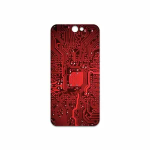 MAHOOT Red Printed Circuit Board Cover Sticker for HTC One A9