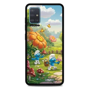 AKAM AMC-WSGA51-SMURFS-9 Cover For Samsung Galaxy A51