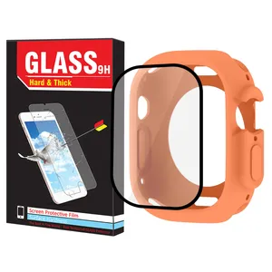 کاور هارد اند تیک مدل Jelly Shield HT مناسب برای ساعت هوشمند هاینو تکو T800 Ultra / T900 Ultra / T1000 Ultra/ HK8 pro max / HK9 ultra 2 به همراه محافظ صفحه نمایش