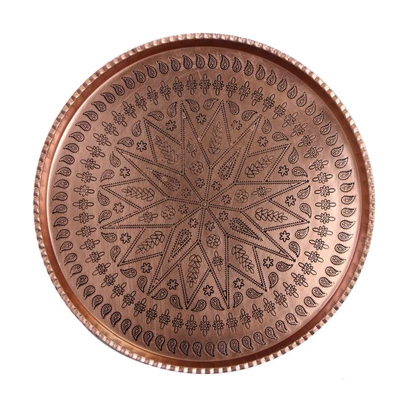 سینی مسی مدل گرد کد ZH56.2 سینی مسی مدل گرد کد ZH56.2