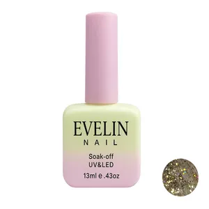 لاک ژل اکلیلی ناخن اولاین مدل 13M شماره 101 رنگ طلایی اکلیلی