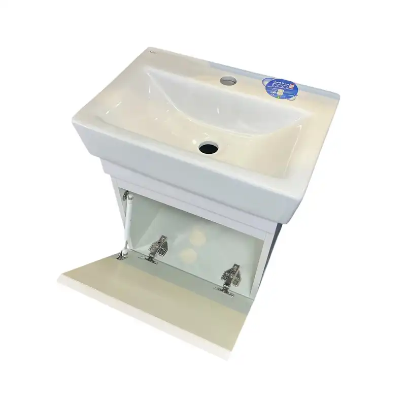 ست کابینت و روشویی سایا کابینت مدل ضد آب کد 102 S به همراه آینه