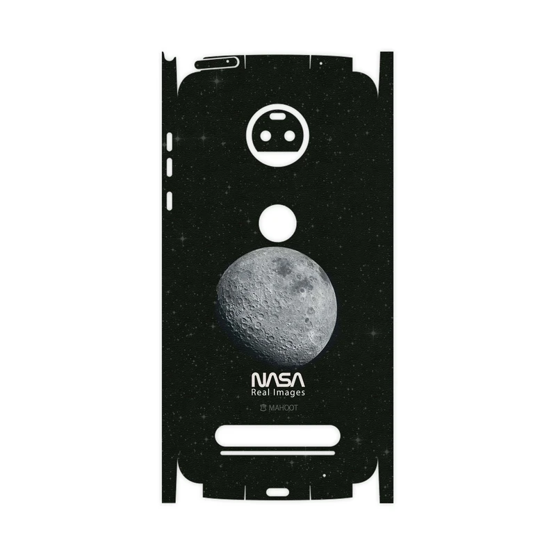 برچسب پوششی ماهوت مدل Moon-By-NASA-FullSkin مناسب برای گوشی موبایل موتورولا Moto Z2 Force