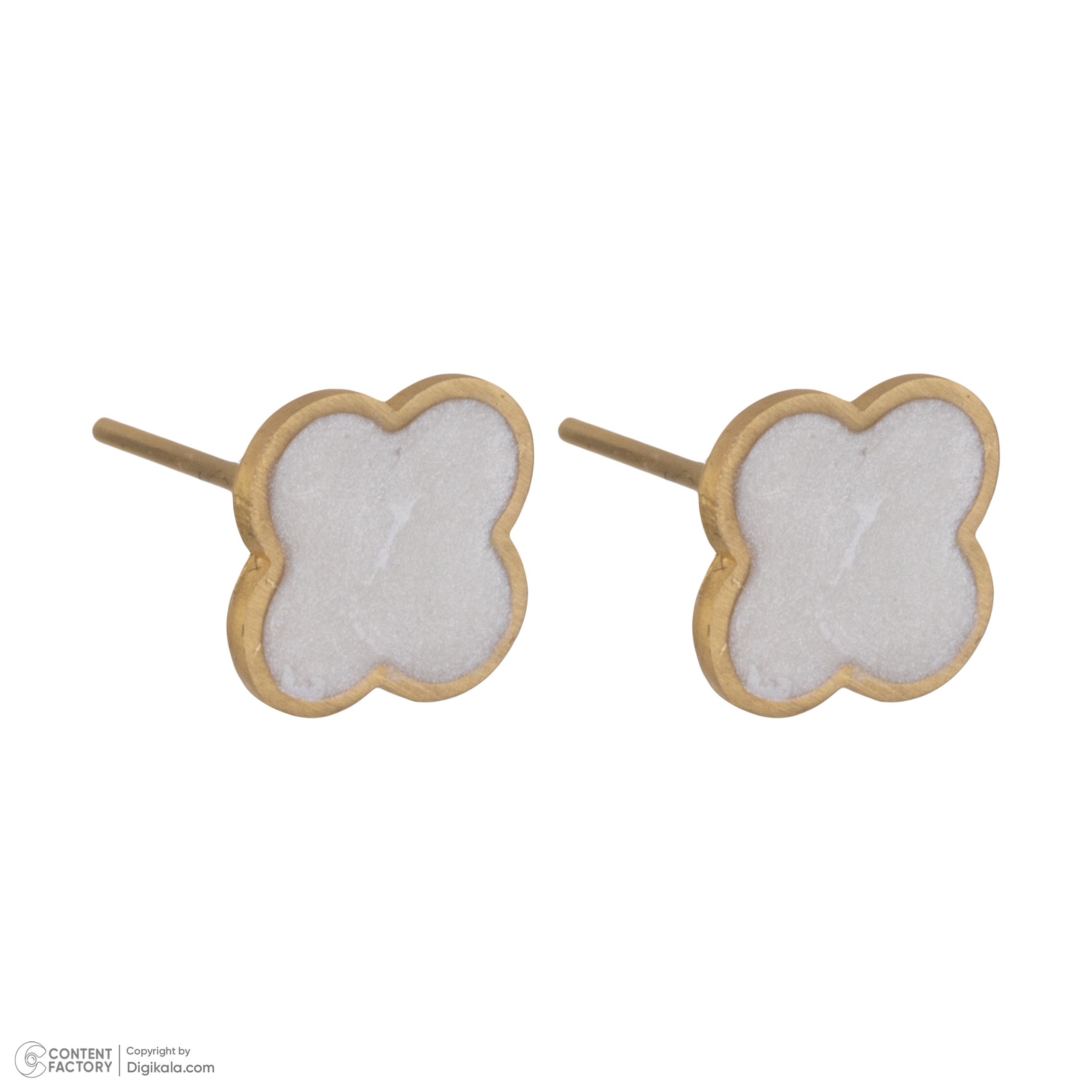 گوشواره طلا 18 عیار زنانه تاج مدل G542W