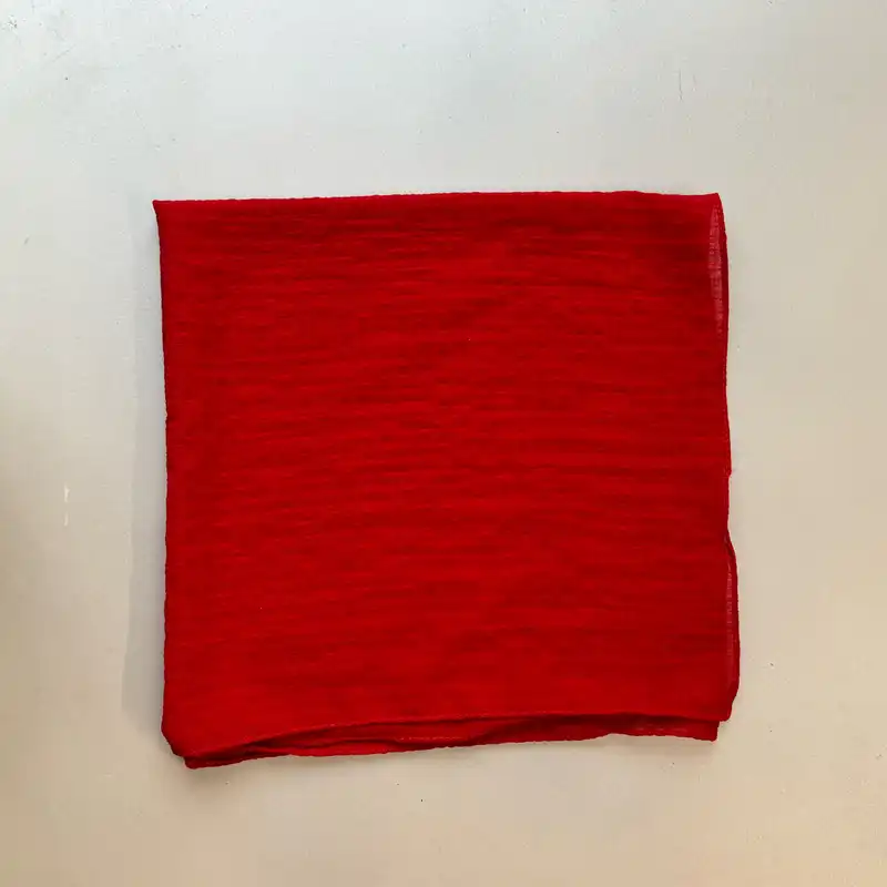 روسری زنانه مدل مینی اسکارف نخی ساده کد 5