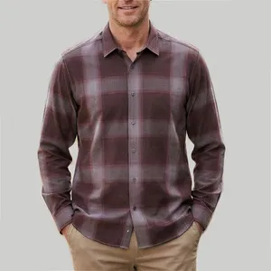 پیراهن آستین بلند یقه برگردان مردانه سون الیت مدل 3050111