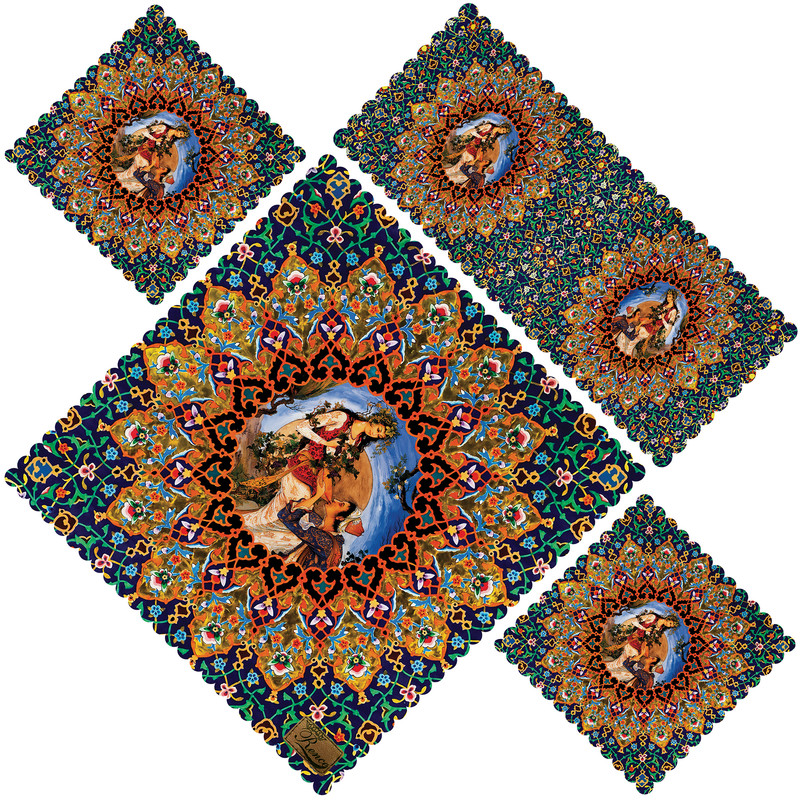 ست رومیزی 4 تکه رنس مدل SS31-42416