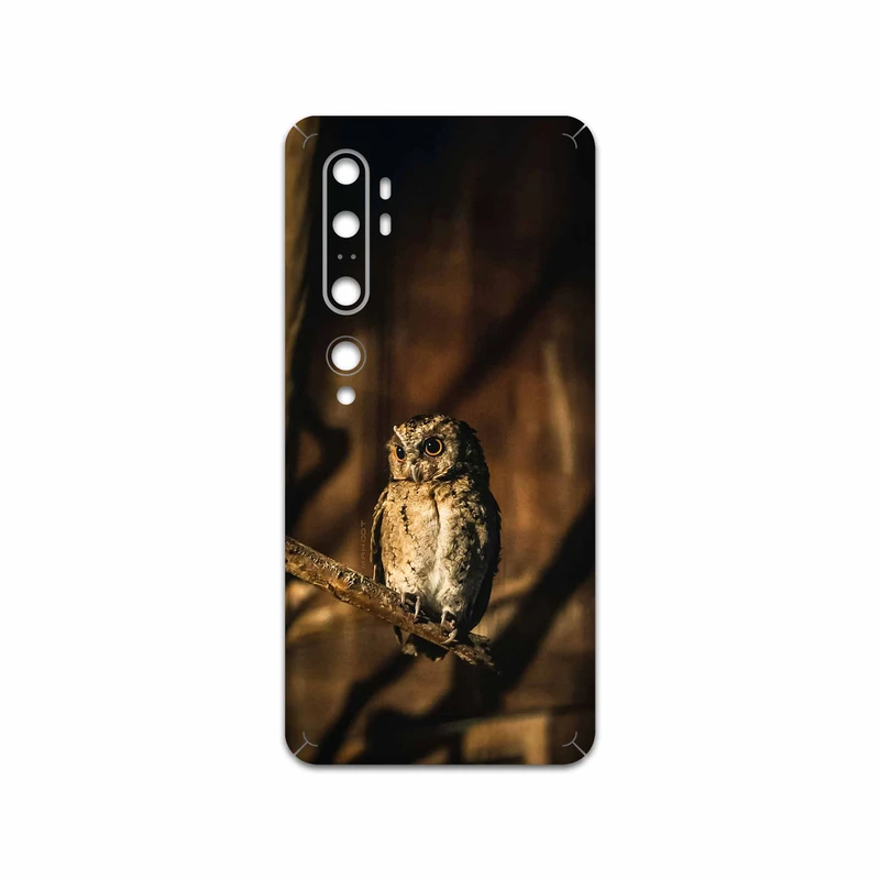 برچسب پوششی ماهوت مدل Owl مناسب برای گوشی موبایل شیائومی Mi Note 10 Pro