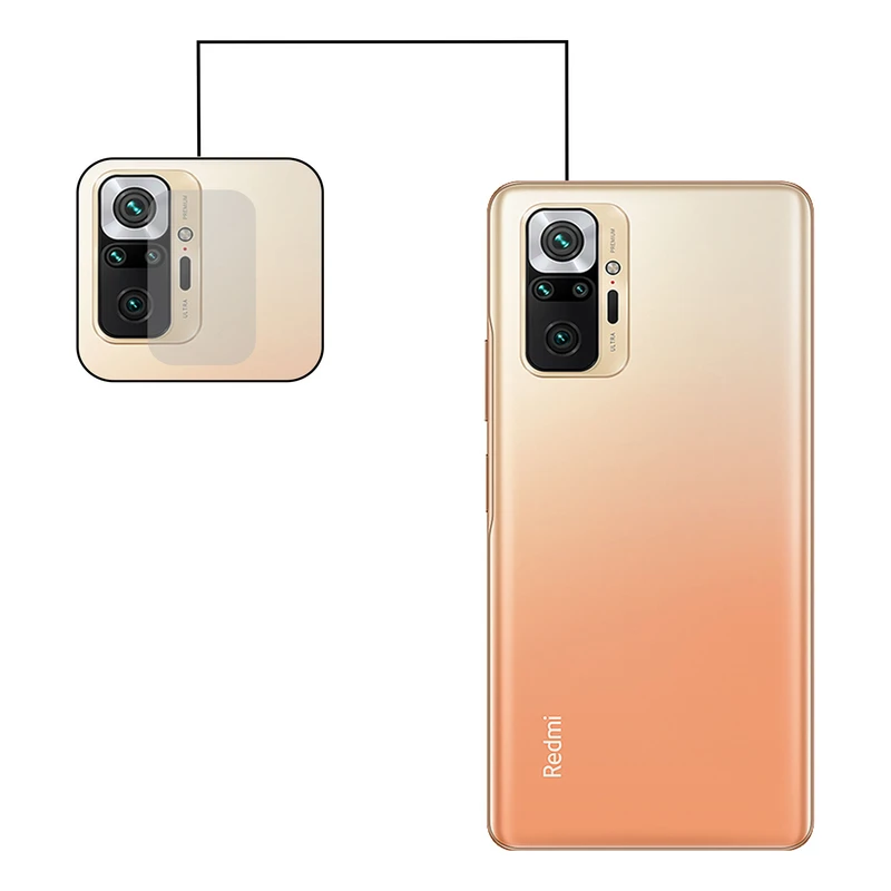 محافظ لنز دوربین مدل J-32 مناسب برای گوشی موبایل شیائومی mi note10 PRO