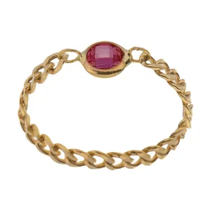 انگشتر طلا 18 عیار زنانه میو گلد مدل GD1101-55