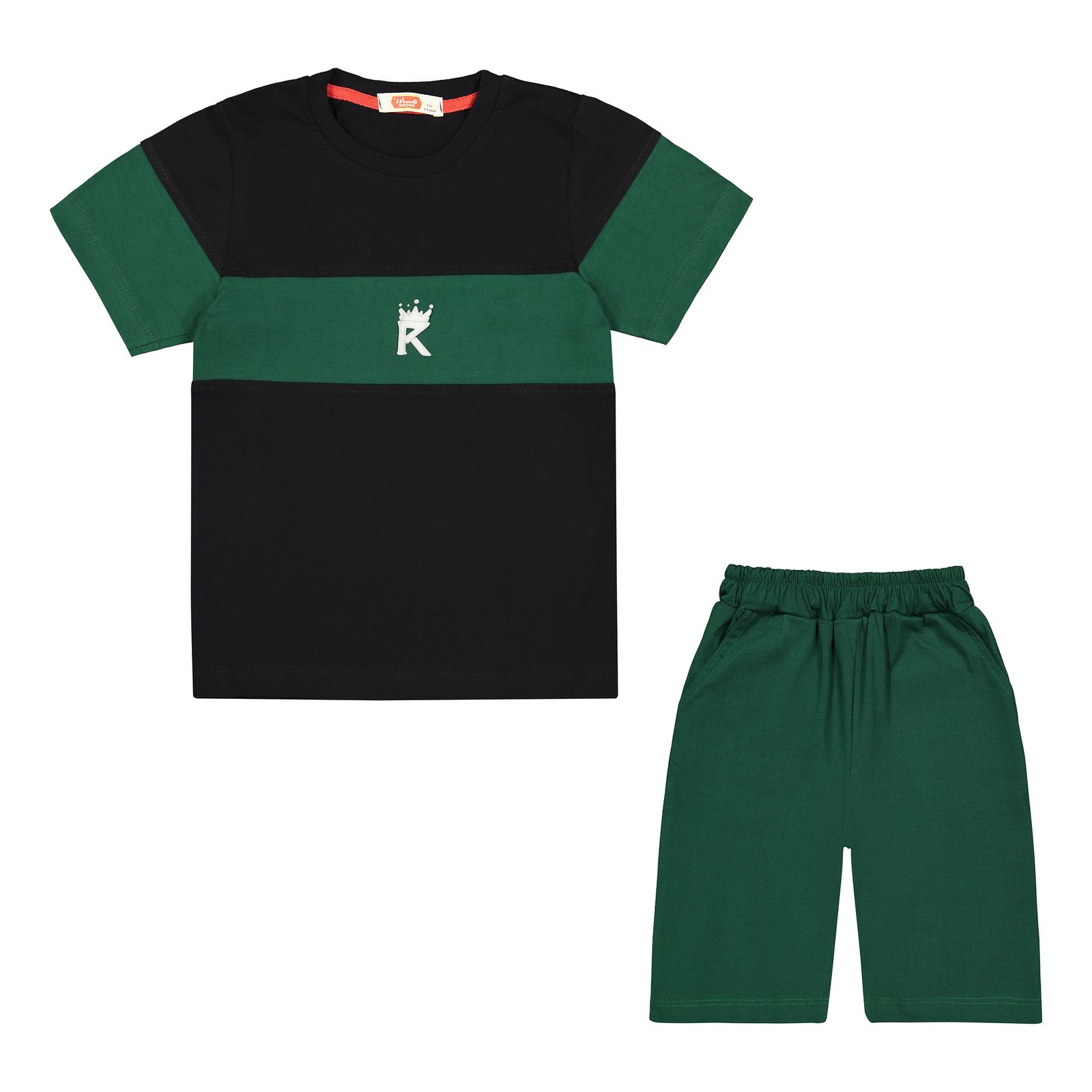 ست تی شرت و شلوارک پسرانه مادر مدل Arta-02 - - 12