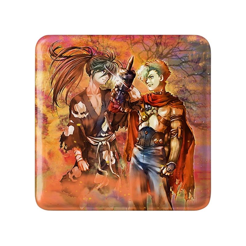 مگنت خندالو طرح ایکوما انیمه کابانری (Kabaneri) مدل مربعی کد 35956