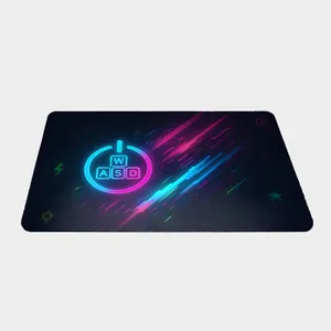 ماوس پد طرح کلیدهای بازی و گرافیک دیجیتال سایز 24x37 سانتی متر