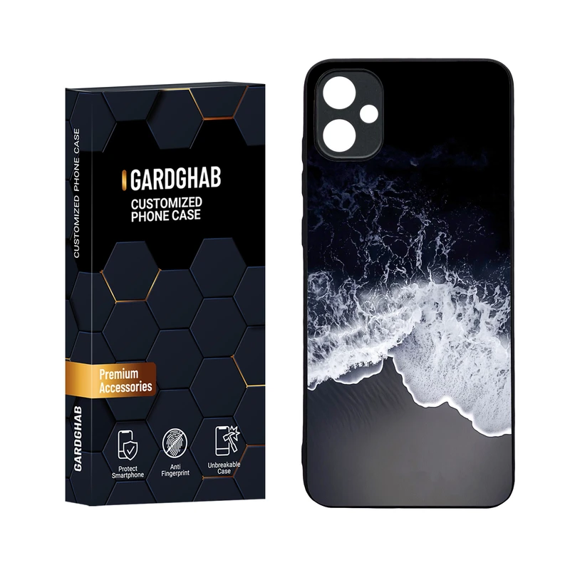 کاور گارد قاب مدل دورژله ای پشت گلس طبیعت مناسب برای گوشی موبایل سامسونگ Galaxy A05