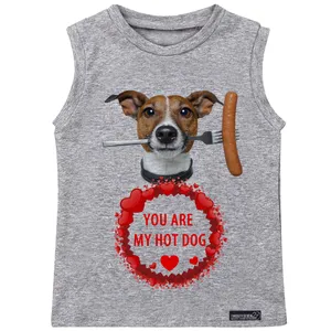 تاپ پسرانه 27 مدل You Are My Hot Dog کد MH926