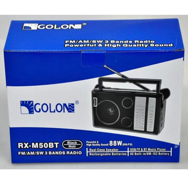 رادیو اسپیکر گولون مدل RX-M50BT 88W