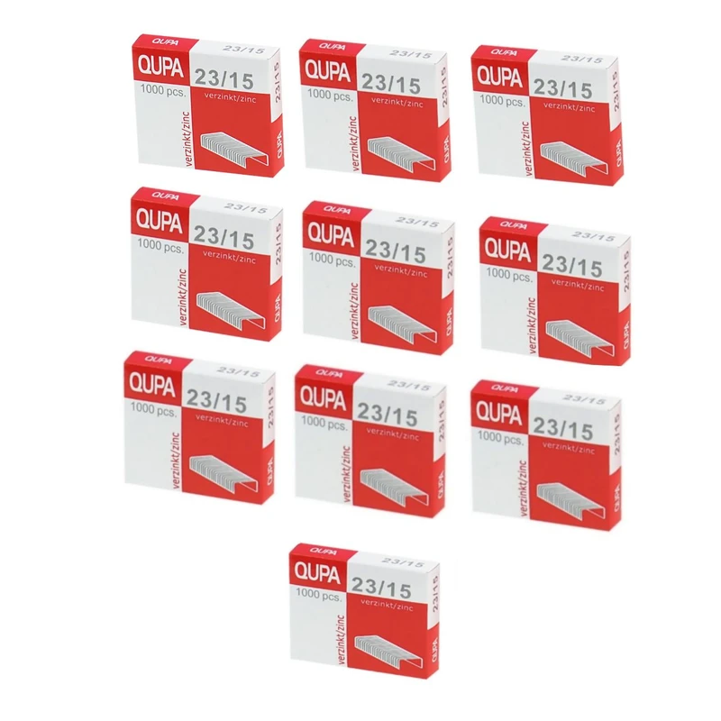 سوزن منگنه کیوپا کد 50 سایز 23/15 بسته 10000 عددی