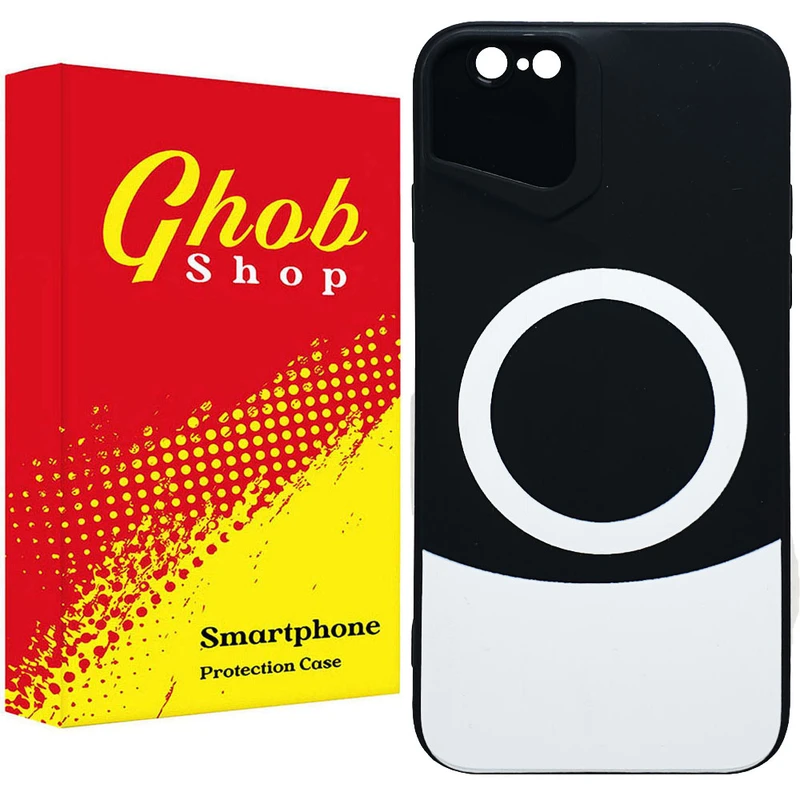 کاور قاب شاپ مدل مگ سیف طرح دو رنگ مناسب برای گوشی موبایل اپل iPhone 6 / iPhone 6S