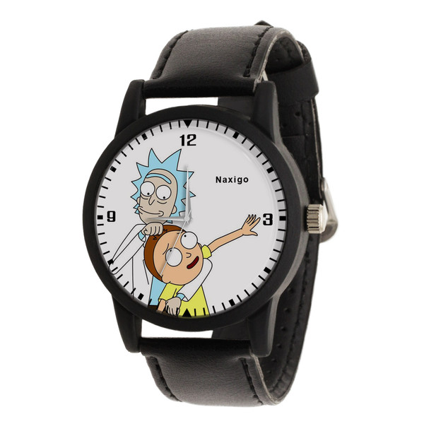 ساعت مچی عقربه ای ناکسیگو طرح Rick and Morty کد LF4238