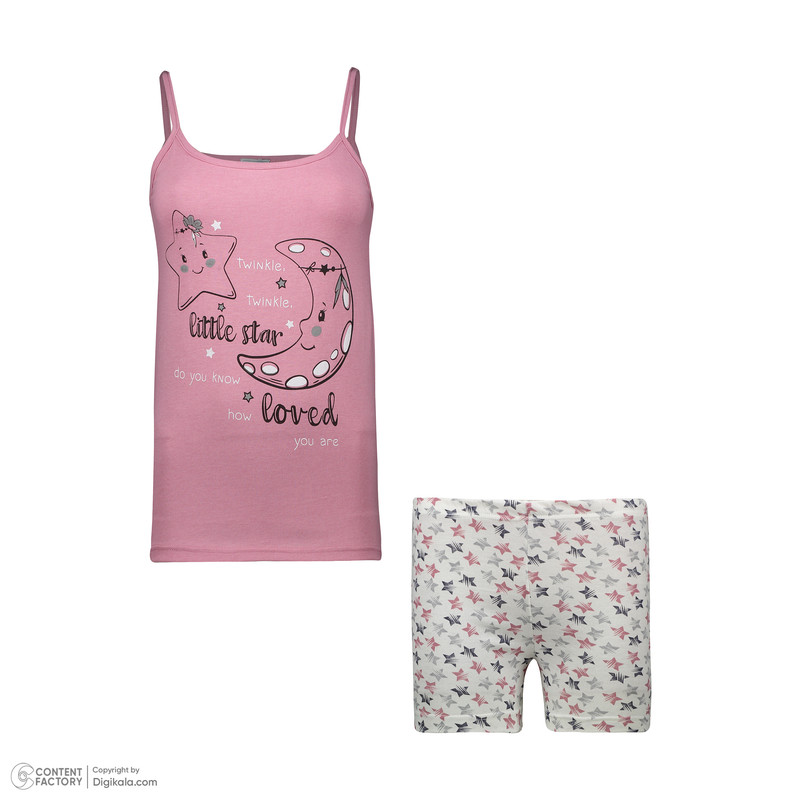 ست تاپ و شلوارک زنانه ایزی دو مدل 473301