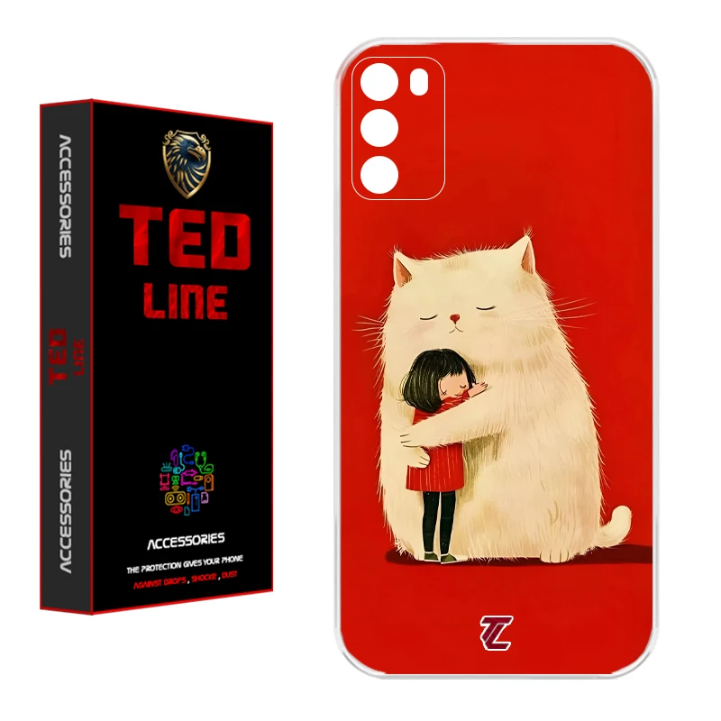 کاور تدلاین طرح گربه کد 1170 مناسب برای گوشی موبایل شیائومی Poco M3