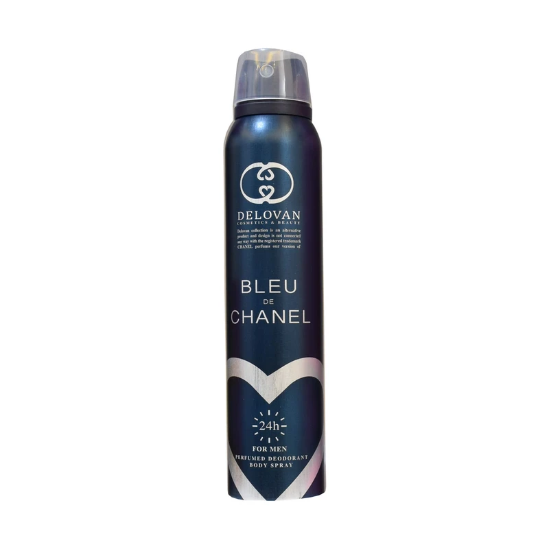 اسپری خوشبو کننده بدن مردانه دلوان مدل bleu de chanel حجم 200 میلی لیتر