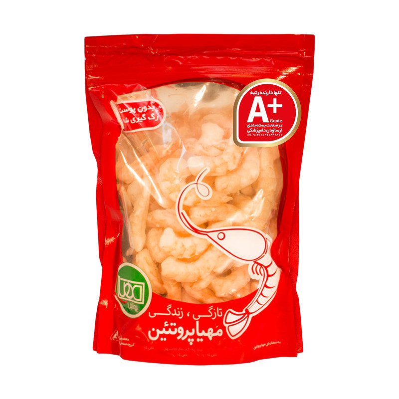 میگو منجمد مهیا پروتئین سایز 70-61 مقدار 450 گرم