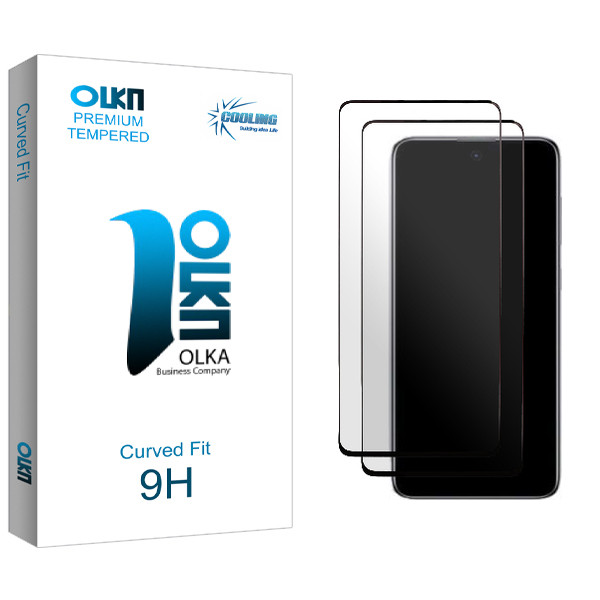 محافظ صفحه نمایش سرامیکی حریم شخصی کولینگ مدل Olka Glass NEW مناسب برای گوشی موبایل سامسونگ Galaxy A73 5G بسته دو عددی