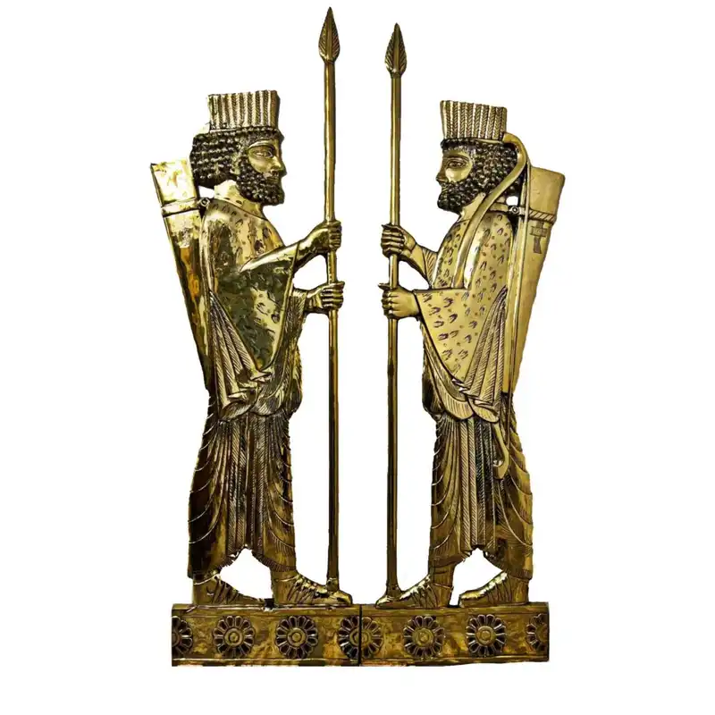 مجسمه برنجی مدل هخامنشی مجموعه 2 عددی