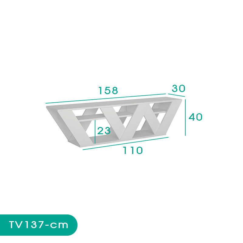 میز تلویزیون اسمردیس مدل TV137 - MDF