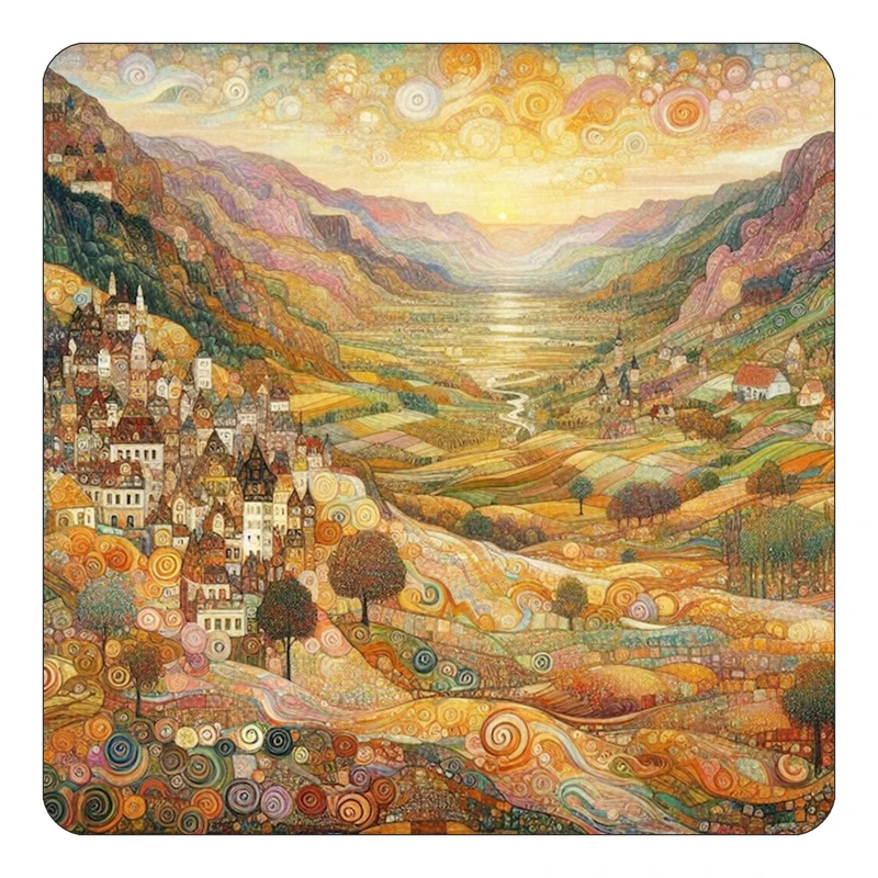 مگنت کاکتی طرح نقاشی رنگ روغن مدل mp70581