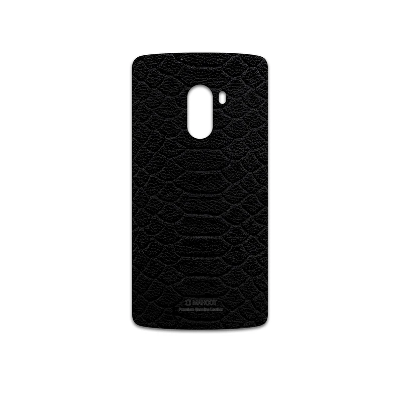 برچسب پوششی ماهوت مدل Black-Snake-Leather مناسب برای گوشی موبایل لنوو A7010