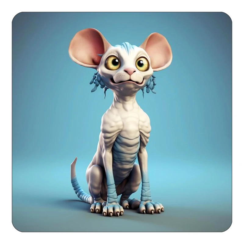 مگنت کاکتی طرح حیوانات کارتونی مدل mp28754