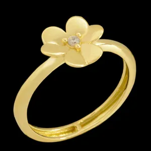 انگشتر طلا 18 عیار زنانه طلای مستجابی مدل 670154