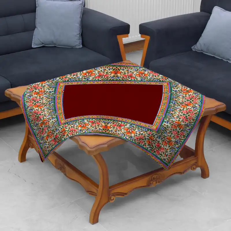 رومیزی طرح گل ریز کد 9987.2