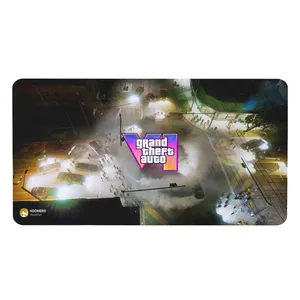 ماوس پد هومرو مدل MX1979 طرح بازی جی تی ای GTA