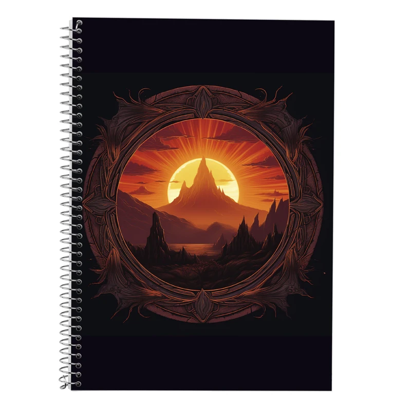 دفتر لغت 50 برگ مدوپد طرح ارباب حلقه ها The Lord of the Rings کد DF3032