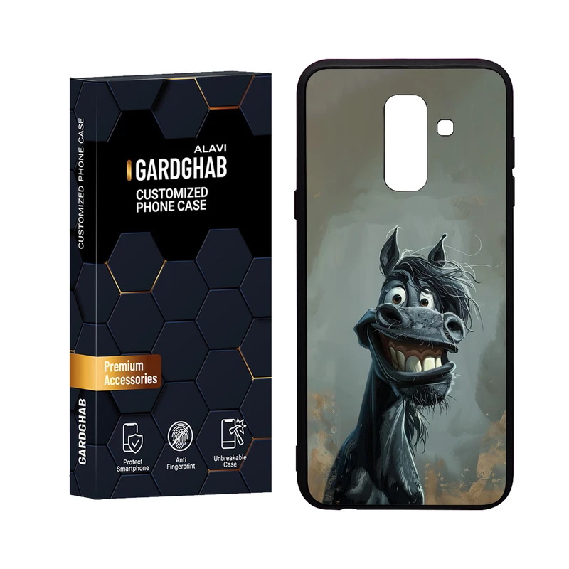 کاور گارد قاب علوی مدل Glass مناسب برای گوشی موبایل سامسونگ Galaxy J8 2018