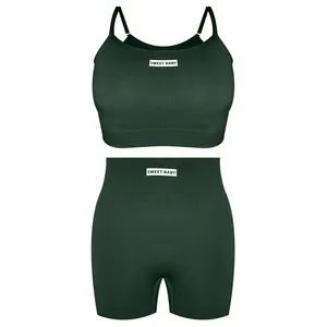 ست تاپ و شلوارک ورزشی زنانه مدل WS120-120