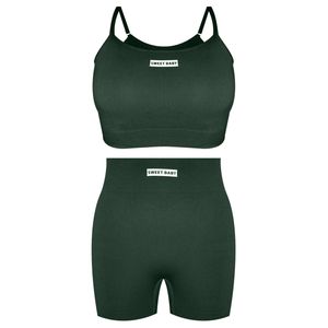 ست تاپ و شلوارک ورزشی زنانه مدل WS120-120