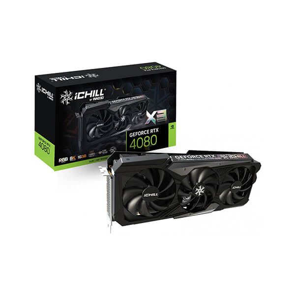 کارت گرافیک اینو تیری دی مدل GeForce RTX 4080 ICHILL X3