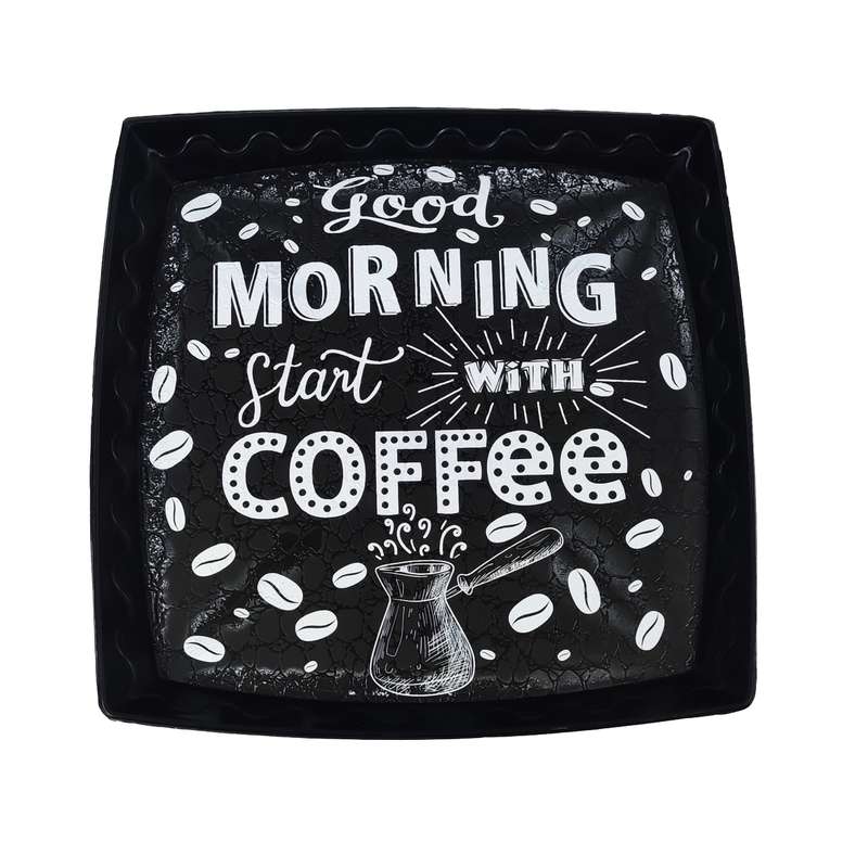 سینی مدل morning coffee کد 490