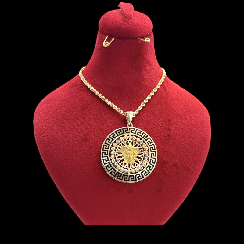 گردنبند طلا 18 عیار زنانه مدل طنابی