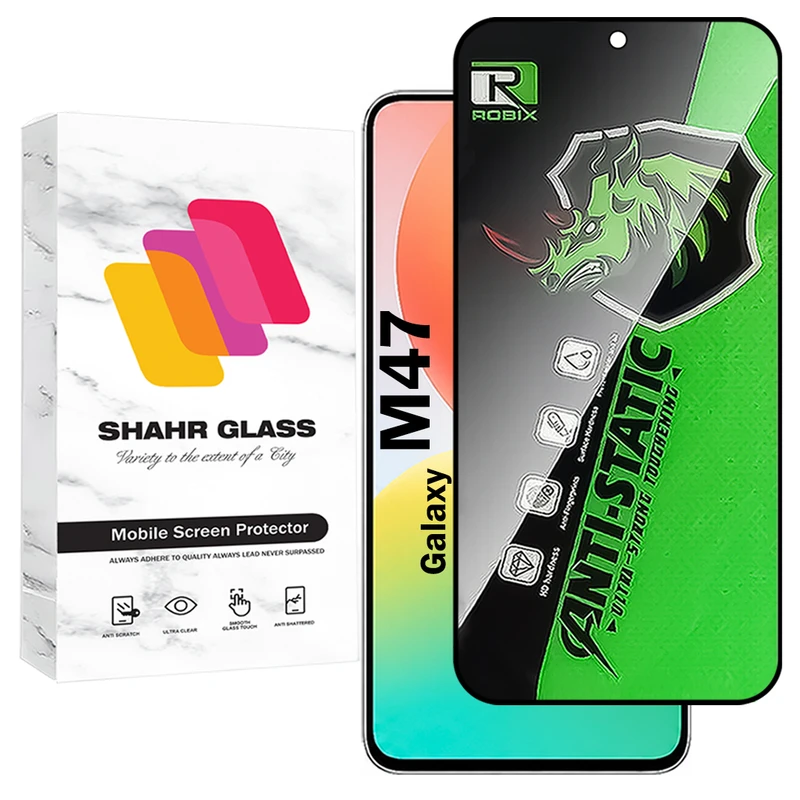 محافظ صفحه نمایش شهر گلس مدل ROBIXS مناسب برای گوشی موبایل سامسونگ Galaxy M47 5G