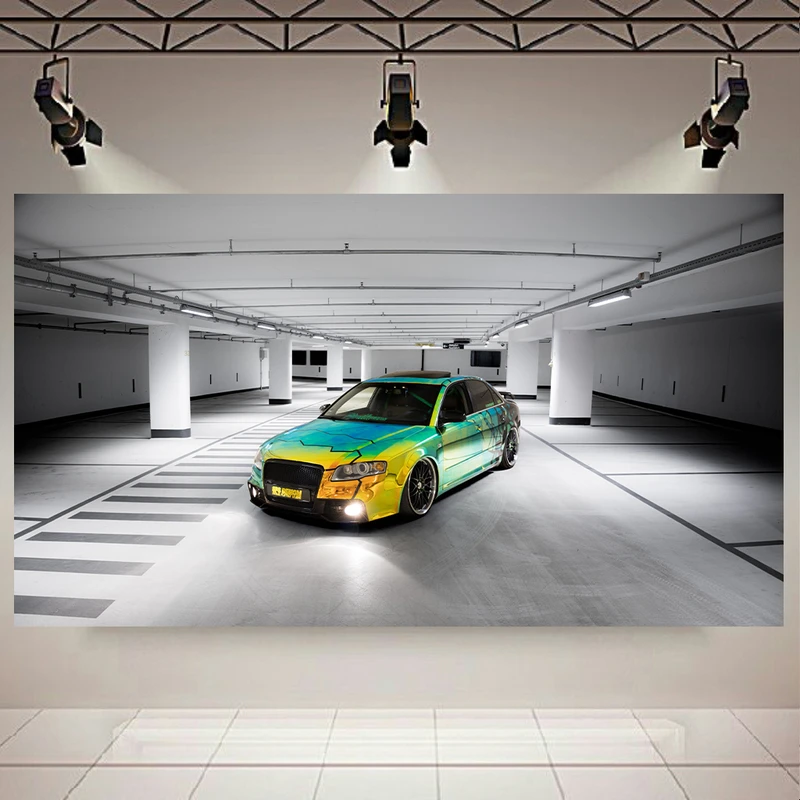 پوستر طرح ماشین مدل AUDI A4 کد AGC1850