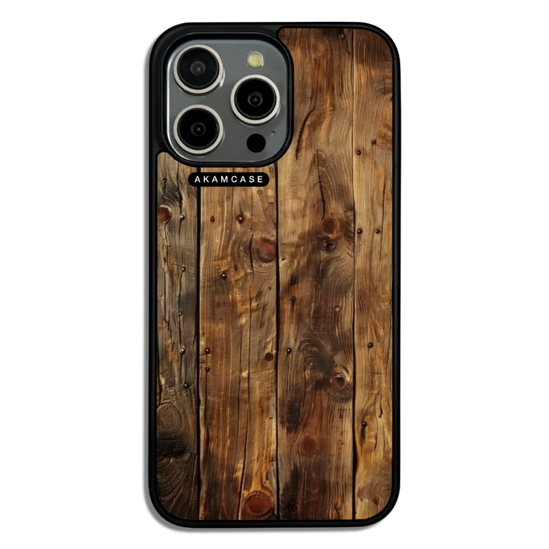 کاور آکام مدل AMC-WA15PROMAX-WOOD-20 مناسب برای گوشی موبایل اپل iPhone 15 Pro Max