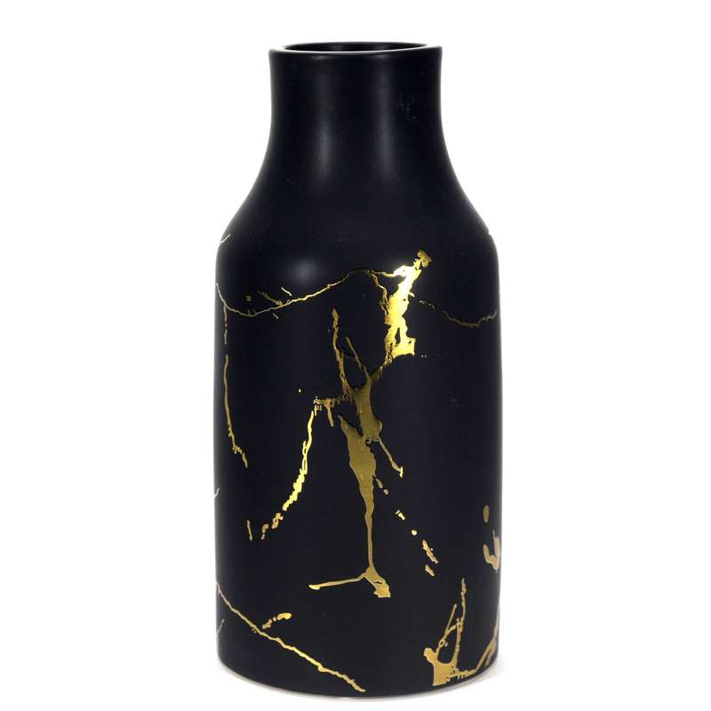 گلدان دکوری طرح مرمر مدل BKM001